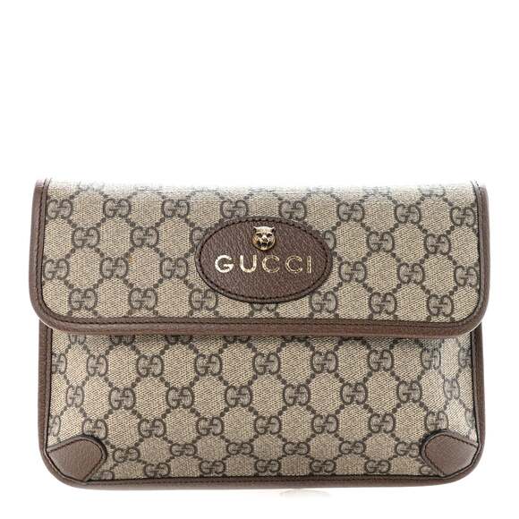 Gucci Gg Supreme Neo Vintage Web Belt #238023G12B